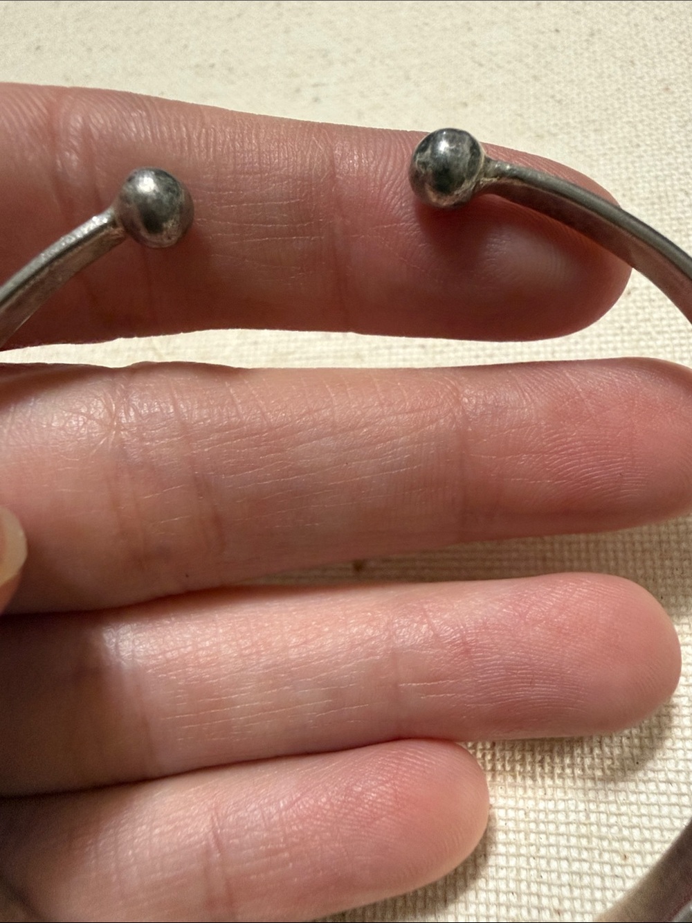 Engraved Sterling Silver 925 Cuff Bracelet - Picture 12 of 16